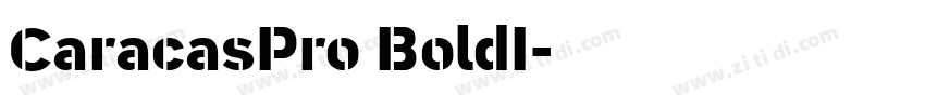 CaracasPro BoldI字体转换 CaracasPro BoldI字体转换